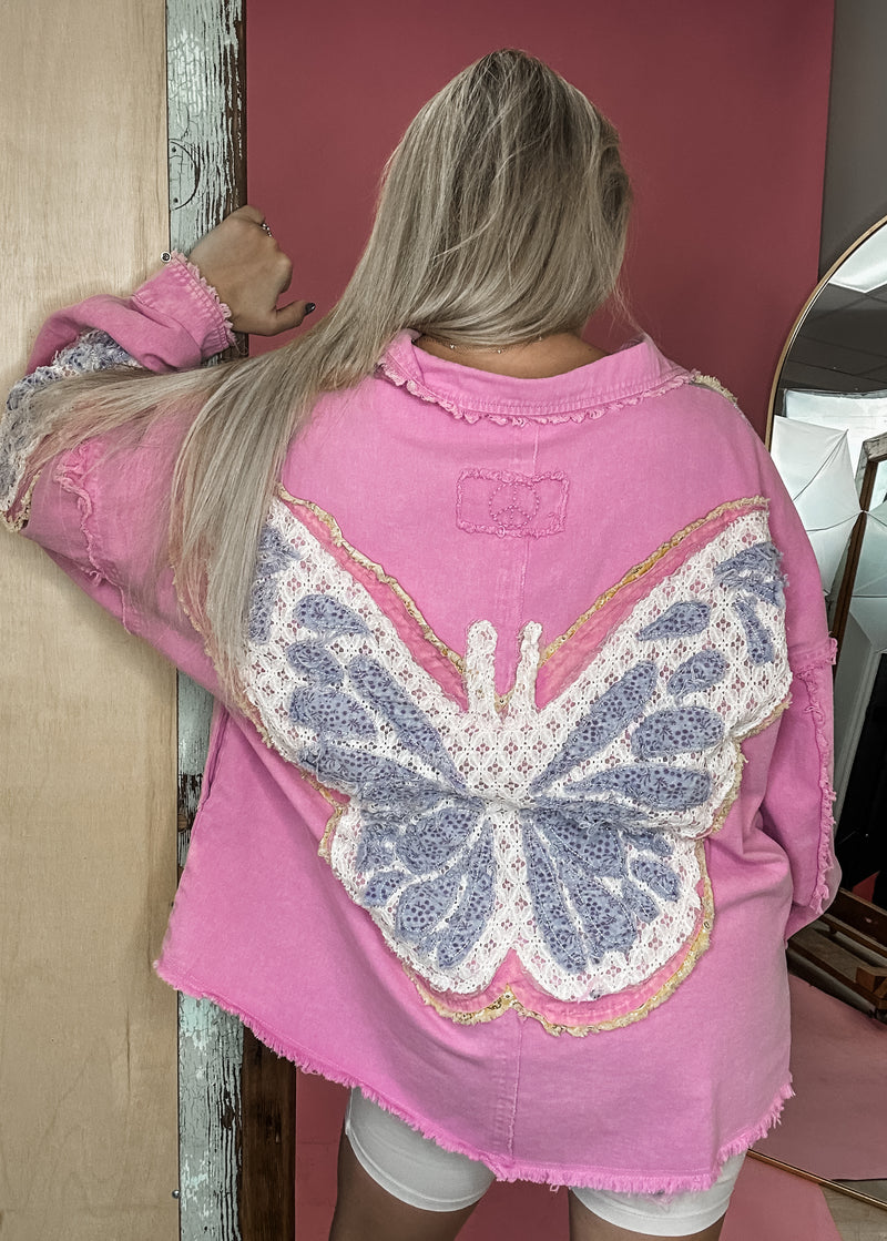 Giving Me The Butterflies Patch Jacket