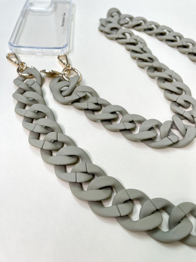 Matte Taupe Long Chain