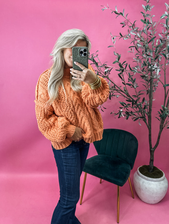 Never Out Of Style Sweater - Pumpkin