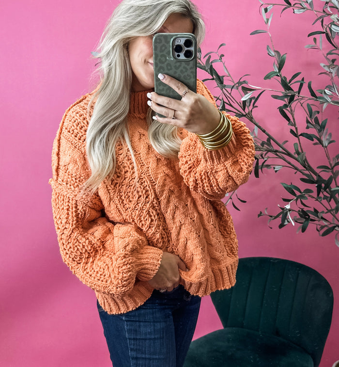 Never Out Of Style Sweater - Pumpkin