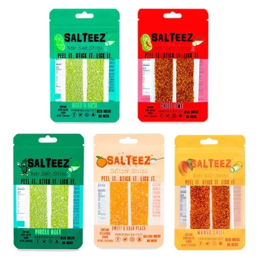 Salteez Beverage Salt Strips