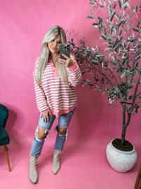 Think About Me Oversized Sweater Top - DOORBUSTER