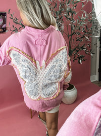 Giving Me The Butterflies Patch Jacket