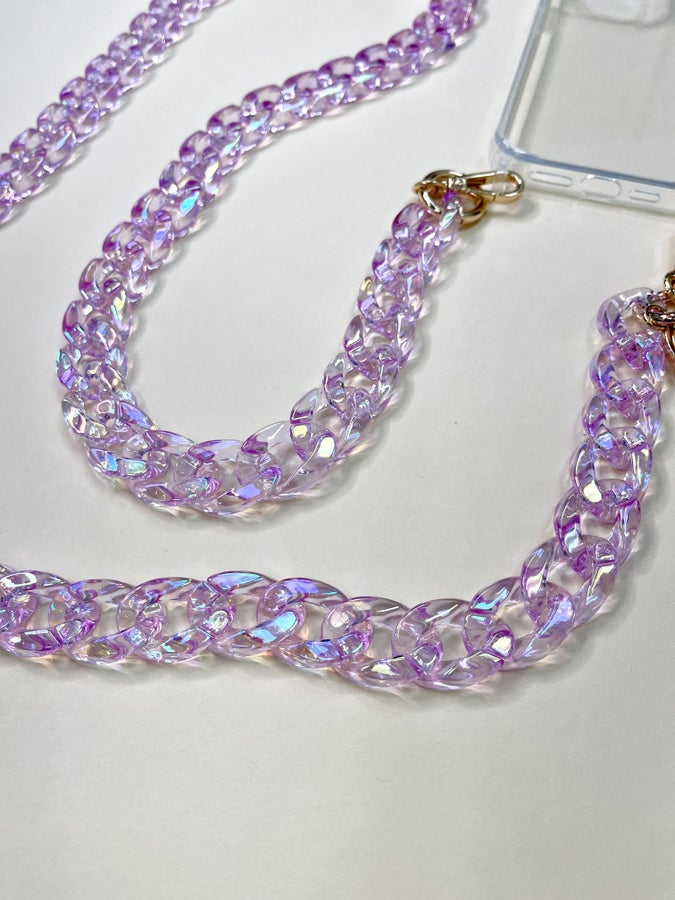 Pink Crystal Long Chain