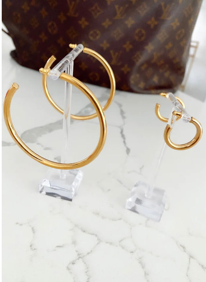 Small Gold Hoops