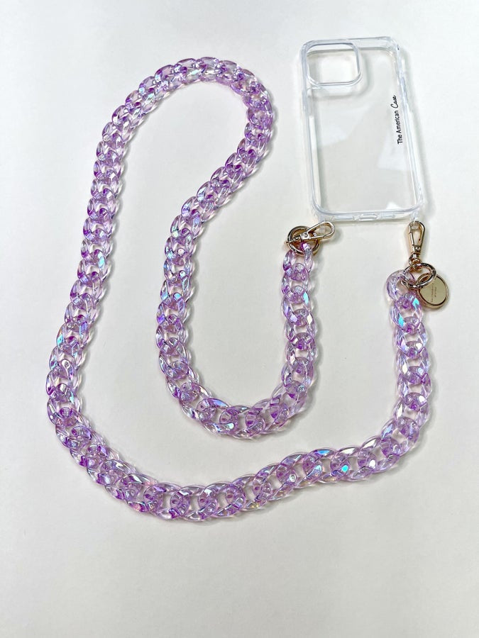 Pink Crystal Long Chain