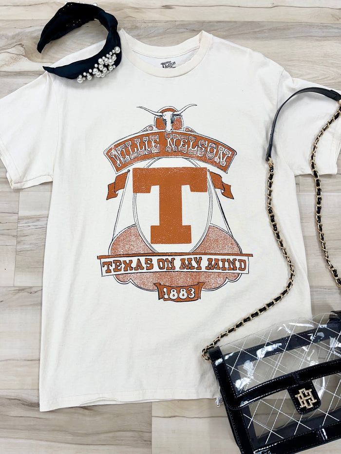 Willie Nelson Texas On My Mind Tee