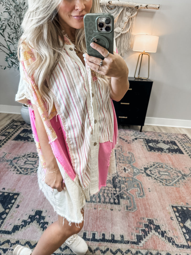 Made to Perfection Tunic - Pink