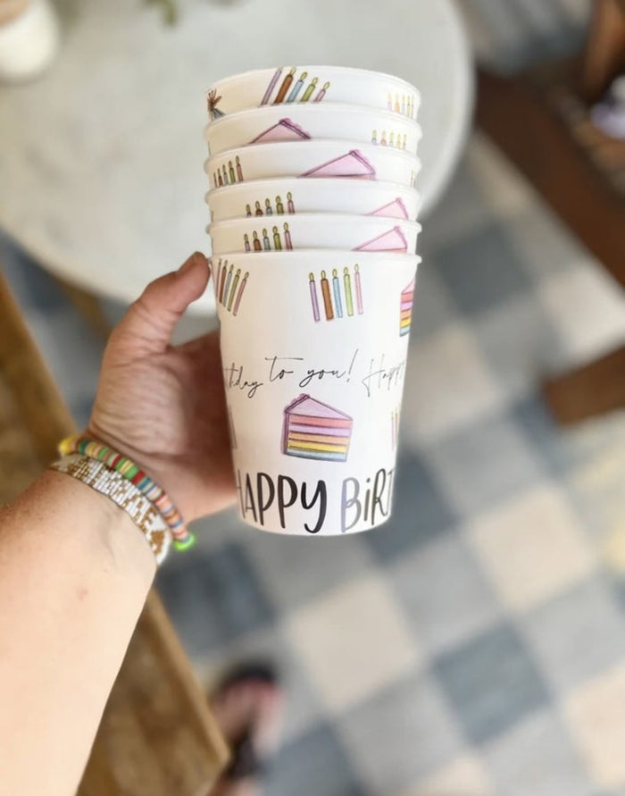 Birthday Reusable Party Cups