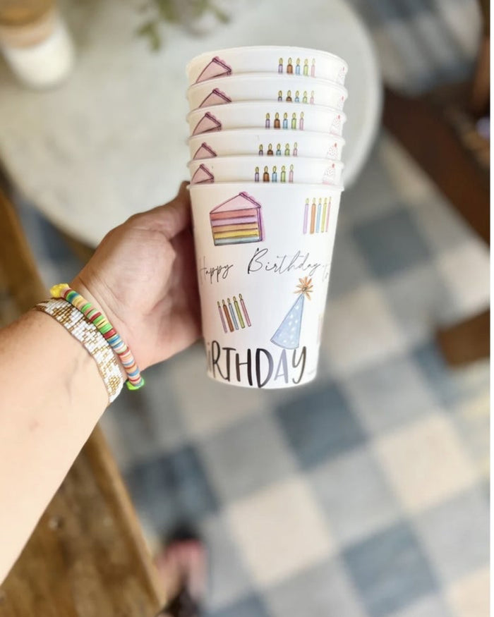 Birthday Reusable Party Cups