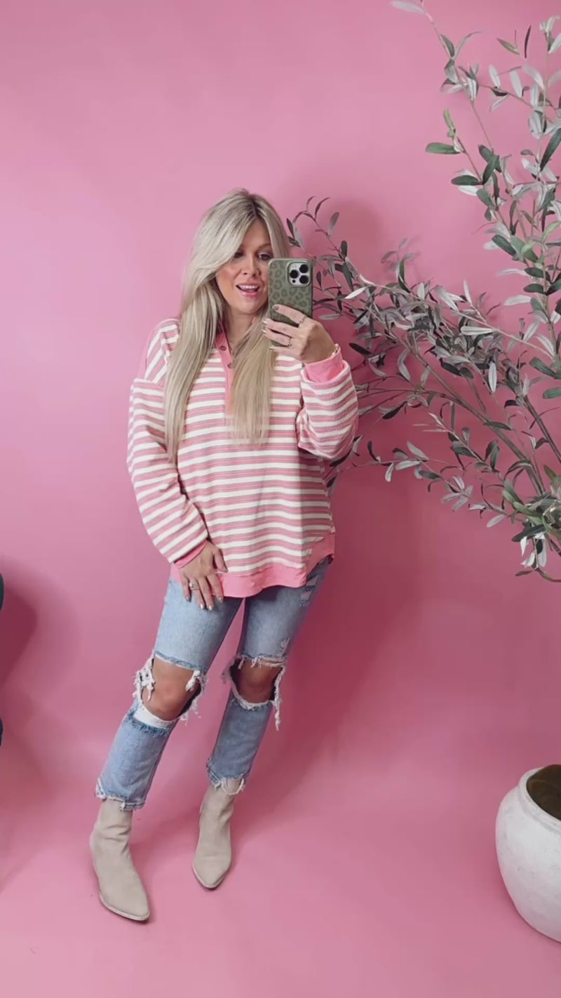 Think About Me Oversized Sweater Top - DOORBUSTER