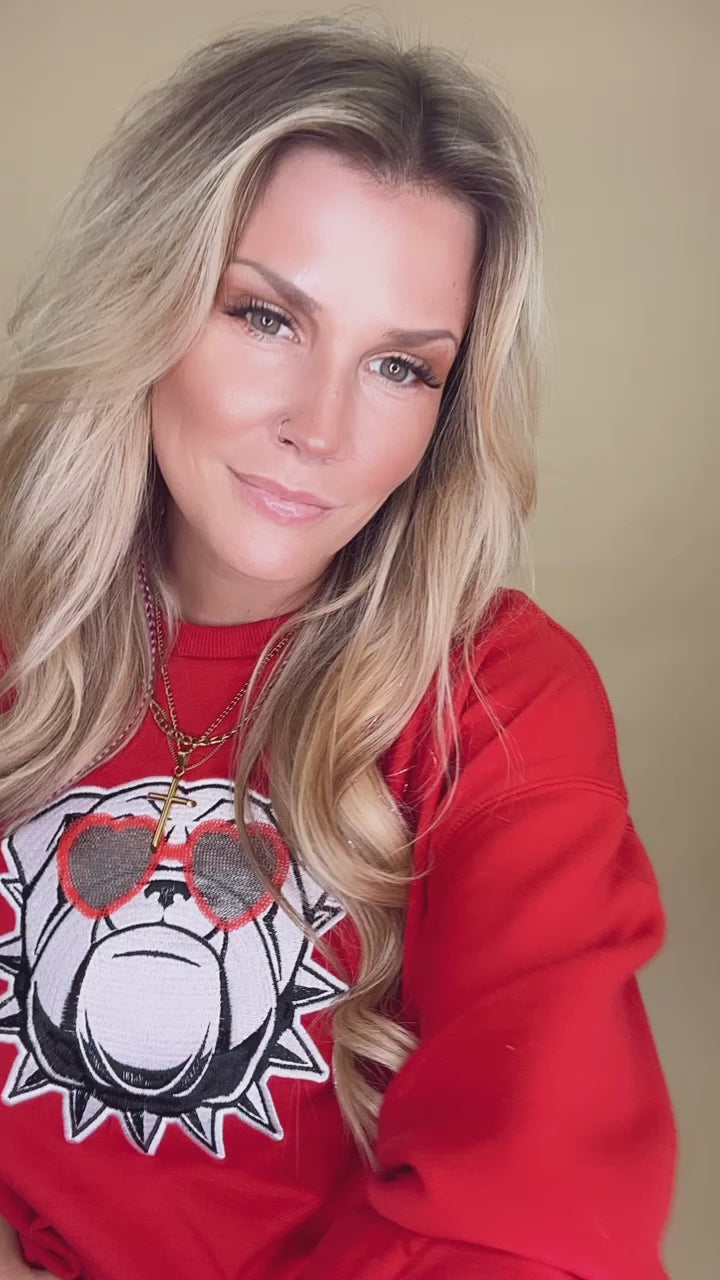 Red Bulldog Sweatshirt